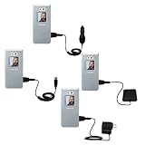 Road Warrior Kit for the Samsung SGH-E870 includes a Car & Wall Charger AND USB cable AND Battery Extender - Gomadic Brand w/ TipExchange Technology