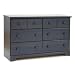 South Shore Summer Breeze Antique Blue Double Dresser