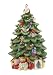 Spode Christmas Tree Sculpted Christmas Tree Shaped Covered Cookie Jar 15