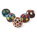 Cotton, Plastic Pellets Assorted Hacky Sack-Hexagon Pattern 