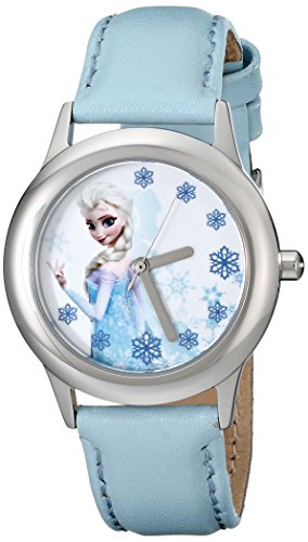 Disney Kids  W000971 Frozen Tween Snow Queen Elsa Watch with Blue Band