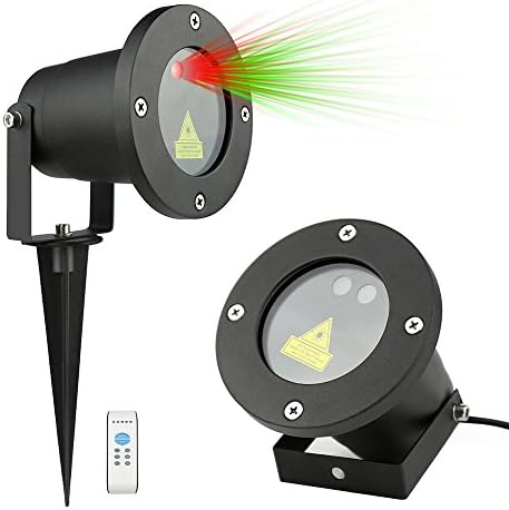 [Upgrade] Laser Christmas Lights,Dynamic Waterproof Outdoor Spotlight Laser Lights Star Landscape Projector With Wireless Remote