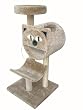 Molly and Friends "Molly's Choice" Premium Handmade 3-Tier Cat Tree with Sisal, Model 283, Beige