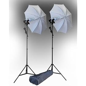 ePhoto1600 Watt Photo Studio Digital Video Light Lighting Kit by ePhoto INC DBL_head/Dk105