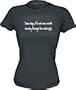 Some days, it's not even worth chewing through the restraints Women's Tee Shirt XL-White-Regular Fit