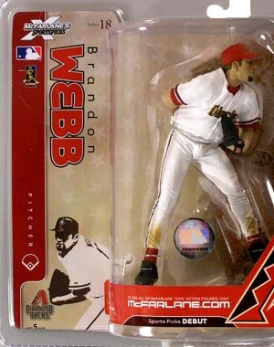 McFarlane Toys MLB Sports Picks Series 18 Action Figure Brandon Webb (Arizona Diamondbacks)