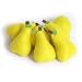 Set of 2 Pears Soft Felt Play Food Pretend Toy