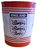 England Football Red White Waste Paper Bin OFFICIAL