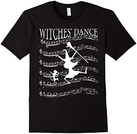 Men's Witches Dance T-shirt Medium Black
