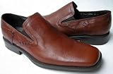Kenneth Cole Reaction Mens Brown Plain Sight Loafers Dress Shoes 11.5