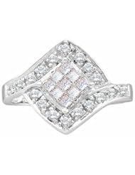 0.50 CTW DIAMOND LADIES INVISIBLE RING