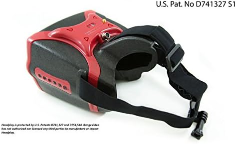 Headplay HD 5.8GHz FPV Goggles with HDMI input for DJI Inspire 1 Phantom 4 (Red)