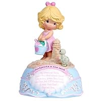 Precious Moments - Footprints In The Sand Girl Musical Figurine