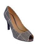 BETTYE MULLER Temptation Peeptoe Pump in Glen Plaid