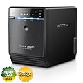 Fantec QB-35RFEU3 Geh�use f�r Festplatte (4x 8,9 cm (3,5 Zoll), eSATA, USB 3.0) schwarz