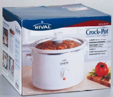 Crock-Pot 3060-W 6-Quart Round Slow Cooker, White Crock-Pot 3060-W 6-Quart Round Slow Cooker, White