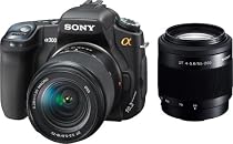 <strong><a href='http://www.it-firstcare.com/view_company.php?from=Sony&pageid=1'>Sony</a></strong> Alpha DSLRA300X 10.2MP Digital SLR Camera with Super SteadyShot Image Stabilization with DT 18-70mm f/3.5-5.6 & DT 55-200mm f/4-5.6 Zoom Lenses