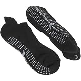 Crescent Moon ExerSocks Barre, Yoga & Pilates Socks (3-pack) Large