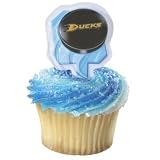 Anaheim Ducks Cake Cupcake Toppers (12 Pack)