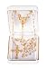 Baptismal Rosary - 3mm Crystal Aurora Beads - 15" Chain - Gold Plated - MADE IN ITALY - Gift Box Included