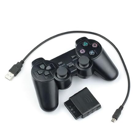 BestDealUSA 3 In 1 Wireless 2.4G Vibrationg Joypad For PS3