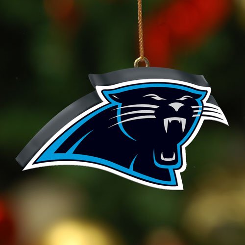 NFL Carolina Panthers 3D Logo Ornament