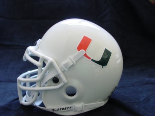 MIAMI HURRICANES MINI HELMET BY SCHUTT