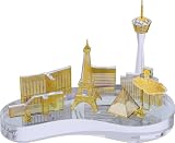 Las Vegas Crystal Skyline (24k Gold Plated)