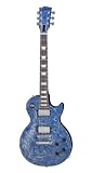 Gibson Les Paul Studio Swirl Limited Electric Guitar - Swirled Silver/Blue