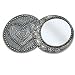 Tin Woodsman Pewter Purse Mirror, Solid Pewter, Made in USA (Heart)