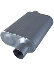 Flowmaster 8042543 40 Series Muffler 409S - 2.50 Offset IN / 2.50 Offset OUT - Aggressive Sound
