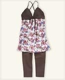 Marc Ecko - Red by Marc Ecko Little Girl Starry Tunic & Leggings Set