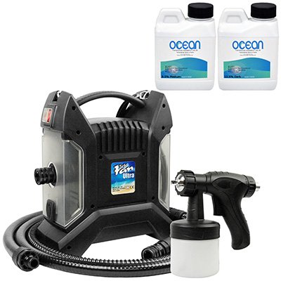 Belloccio Ultra (Model T85) Professional High Performance Sunless HVLP Turbine Spray Tanning System with 4 Ounces of Opulence Tanning Solution