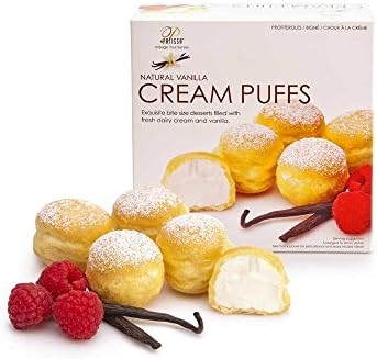 Patissa Natural Vanilla Cream Puff, 13.2 Ounce -- 6 per case.