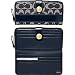 Coach Signature Stripe Denim Accordin Zip Around Wallet 41716 Denin