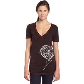 Affliction Junior's Ra Baby V-Neck T-Shirt