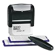 Cosco 030600 2000 Plus one-color create-a-stamp kit, 4-line kit, black ink