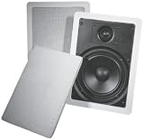 6 1/2 2-Way In-Wall Speakers with Swivel Tweeters