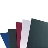 Produkt-Bild: 100 Einbanddeckel DIN A4 Leinen 250g/m&sup2; schwarz