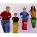 Sack Race Game Set Outdoor Jumping 4 Sacks with Handles
