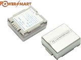powersmart 680mAh Camcorder Battery replacement for HITACHI DZ-BX35A, DZ-BX35X, DZ-BX37E / DZ-MV350, DZ-MV380, DZ-MV550, DZ-MV580 Series.Compatible with BZ-BP14S, BZ-BP14SW, DZ-BP07S