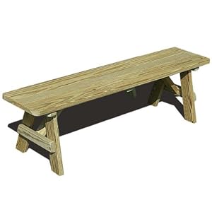 30 Treated Pine Traditional Garden Bench by 