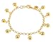18K Gold Plated Jingle Bells Anklet