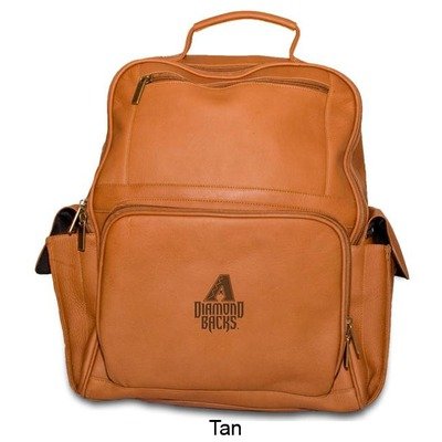 MLB Large Computer Backpack Color: Tan, Team Logo: Minnesota Twins