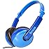 Snug Plug n Play Kids Headphones for Children DJ Style (Blue)