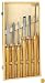 PSI Woodworking LCSIXW High Speed Steel Wood Lathe Chisel Turning Set, 6-Piece