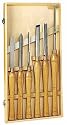 PSI Woodworking LCSIXW High Speed Steel Wood Lathe Chisel Turning Set, 6-Piece