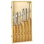 PSI Woodworking LCSIXW 6 Piece HSS Wood Lathe Chisel Turning Set