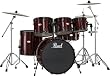 Pearl Forum 5-Piece Drum Set With Free 10" Tom, Red Wine*