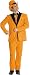 Dim Wits Orange Adult Costume - Adult Standard